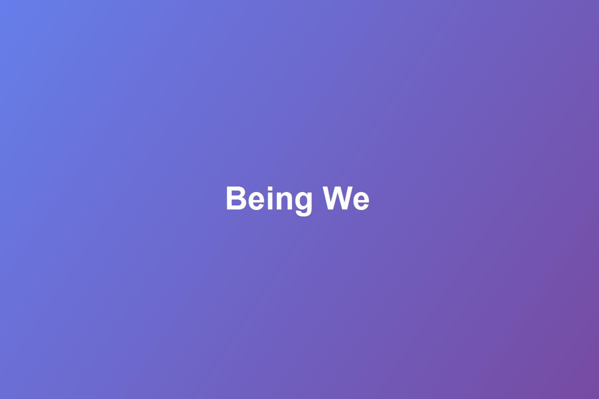 BV Being We volunteers in action